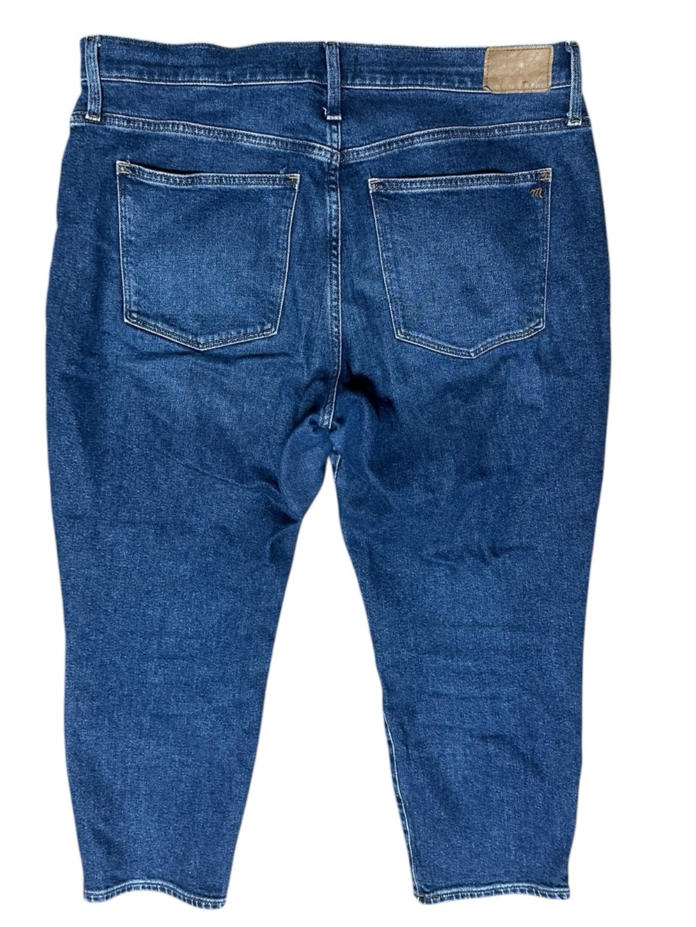 Madewell Emerson Straight Leg Jeans - Blue Medium Wash - 33 Petite (33P) EUC